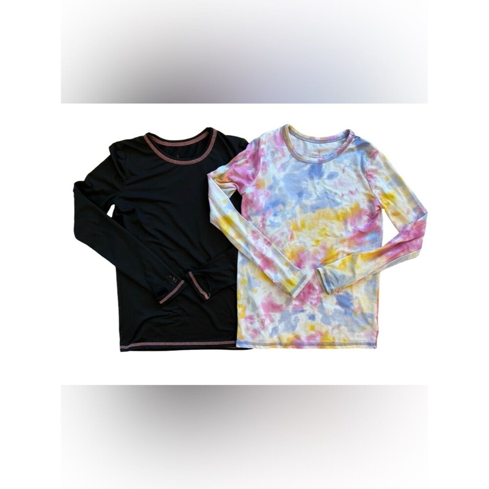 Girls Medium Cuddl Duds Long Sleeve Top Bundle 2pc Stretch